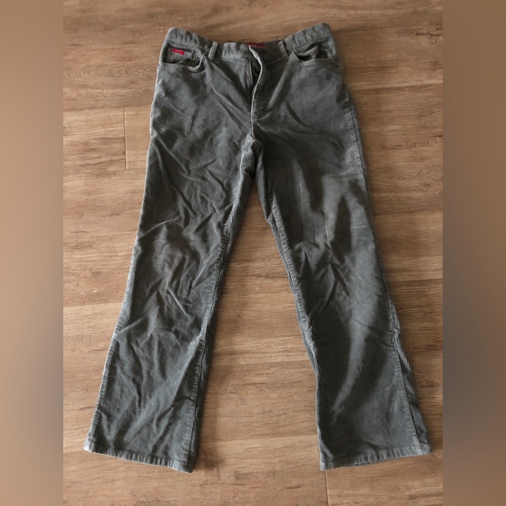 Army Green Corduroy Pants